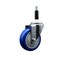 Service Caster 4'' Blue Poly Wheel Swivel 7/8'' Expanding Stem Caster SCC-EX20S414-PPUB-BLUE-78 - alternate 1